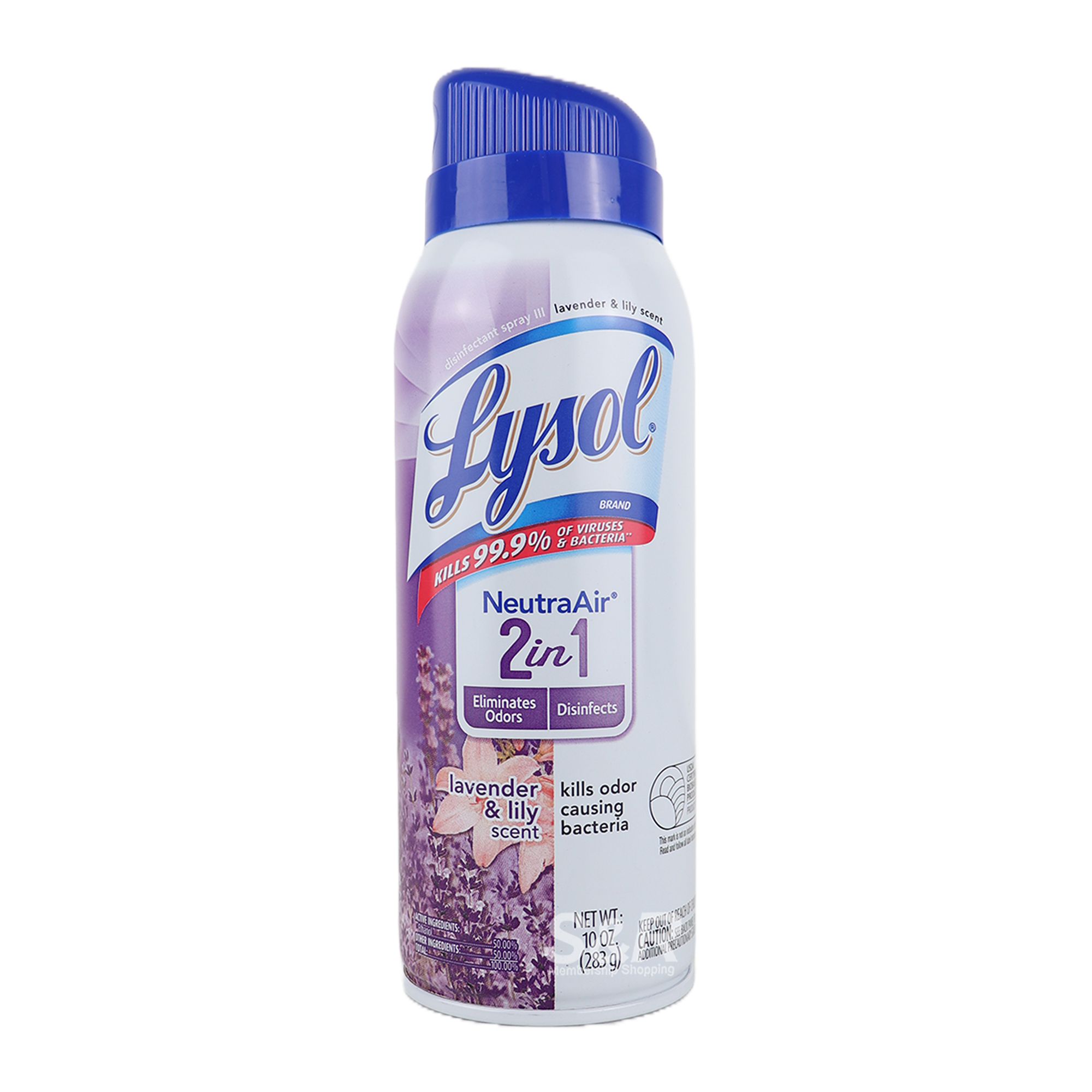 Lysol Neutra Air Lavender & Lily Disinfectant Spray 283g